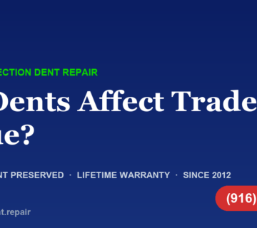 Do Car Dents Affect Trade-In Value — Glass Reflection Dent Repair