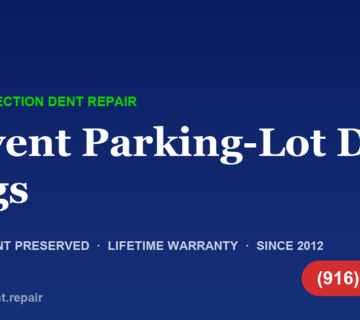 How to Prevent Parking Lot Door Dings — Glass Reflection Dent Repair