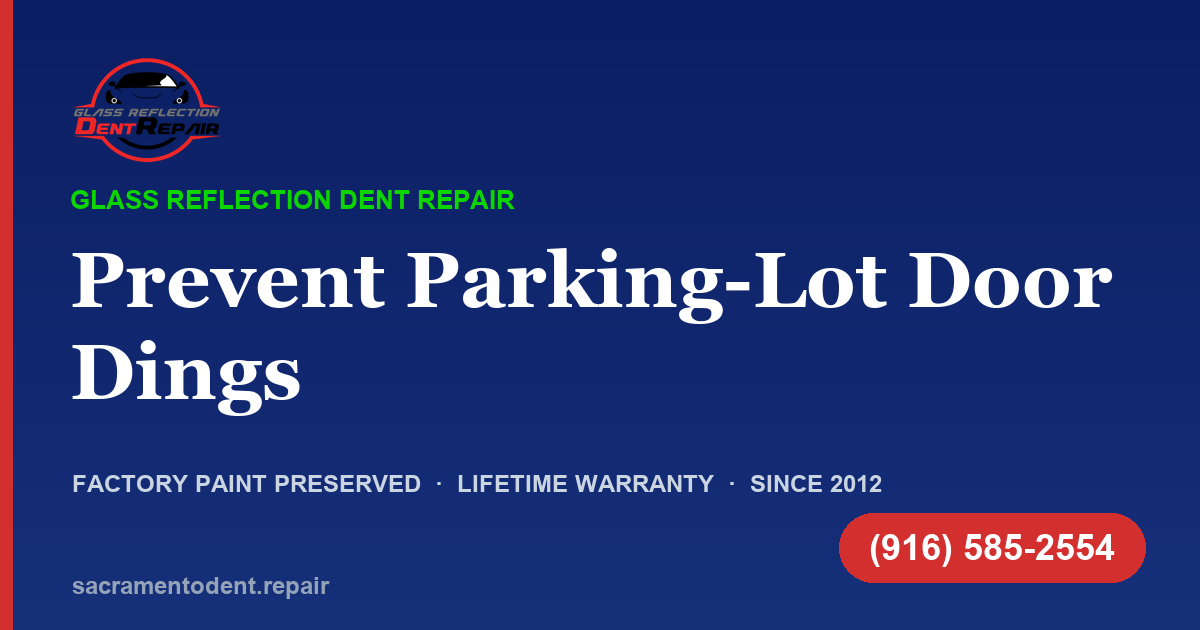 How to Prevent Parking-Lot Door Dings (9 Tactics That Actually Help) How to Prevent Parking Lot Door Dings — Glass Reflection Dent Repair