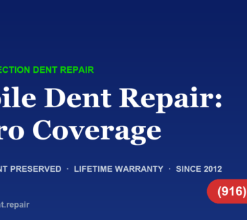 Mobile Dent Repair Sacramento Coverage — Glass Reflection Dent Repair