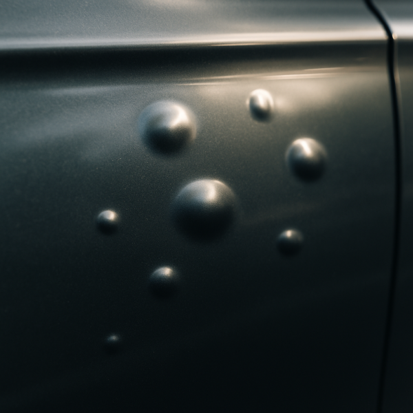 Car door panel with several small dents - what dents can PDR fix