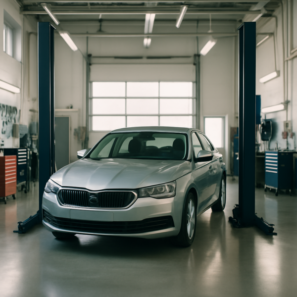 Clean professional auto repair garage in Sacramento - paintless dent repair versus body shop