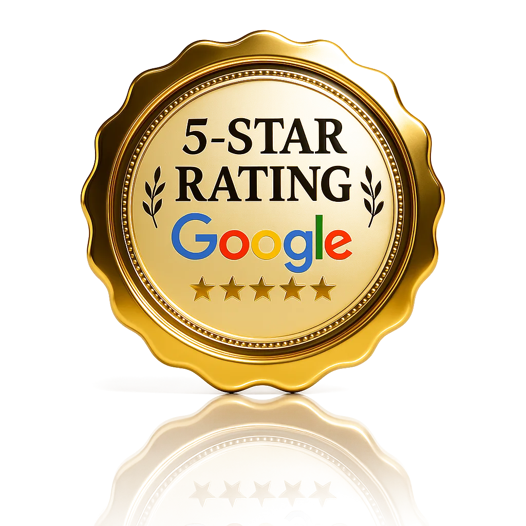 5-Star Rating on Google