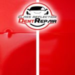 Illustration of Original Paint Preservation in Paintless Dent Removal